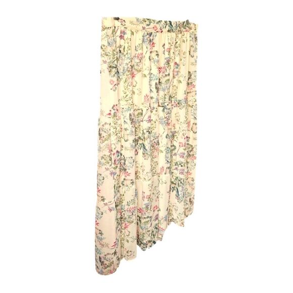 VINCE CAMUTO Plus Size Dandelion Floral Tiered Lined Maxi Skirt 1X - Picture 3 of 16